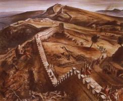Rekonstruktion des Hadrians-Wall